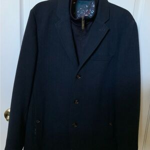 Ted Baker Navy Matza Blazer